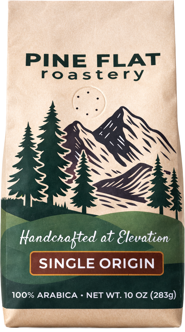 Pine Flat Roastery coffee bag
